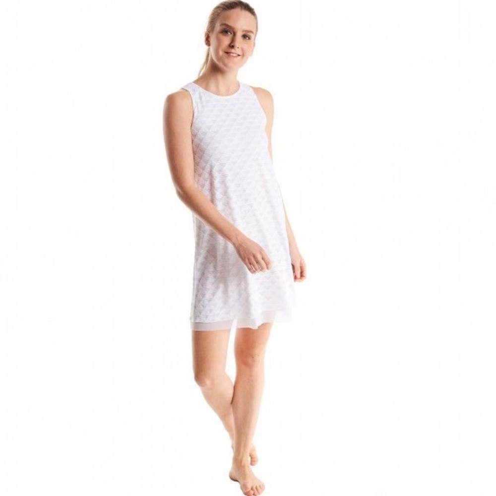 NWT Oiselle Athleticwear White 'Mio Mesh' Rabbit Dress Size 12
